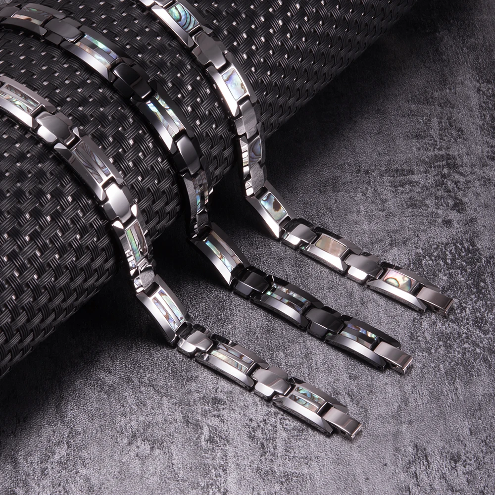 Audrey White Ceramic Link Bracelet | Monica Rich Kosann