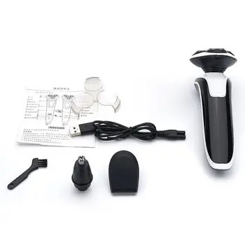 

1Set USB Charging Rotary Shaver Smart Electric Razor Men Beard Shaving Trimmer