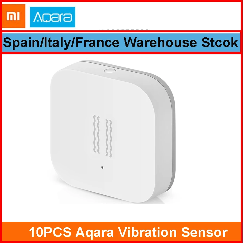 10 PCS Aqara Sensor Aqara умный датчик вибрации домашний Безопасный внутренний выпуск внутренний монитор низкое потребление недорогой ZigBee беспроводной протокол - Комплект: 10 PCS Aqara Sensor