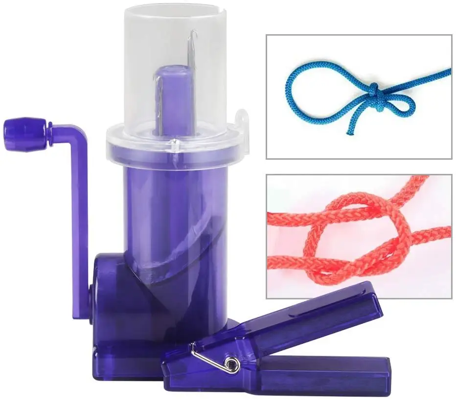 

Creative Hand-operated Embellish-Knit Knitting Machine Spool Knitter Embellish Craft Bracelet Weave Tool Sewing Accessories