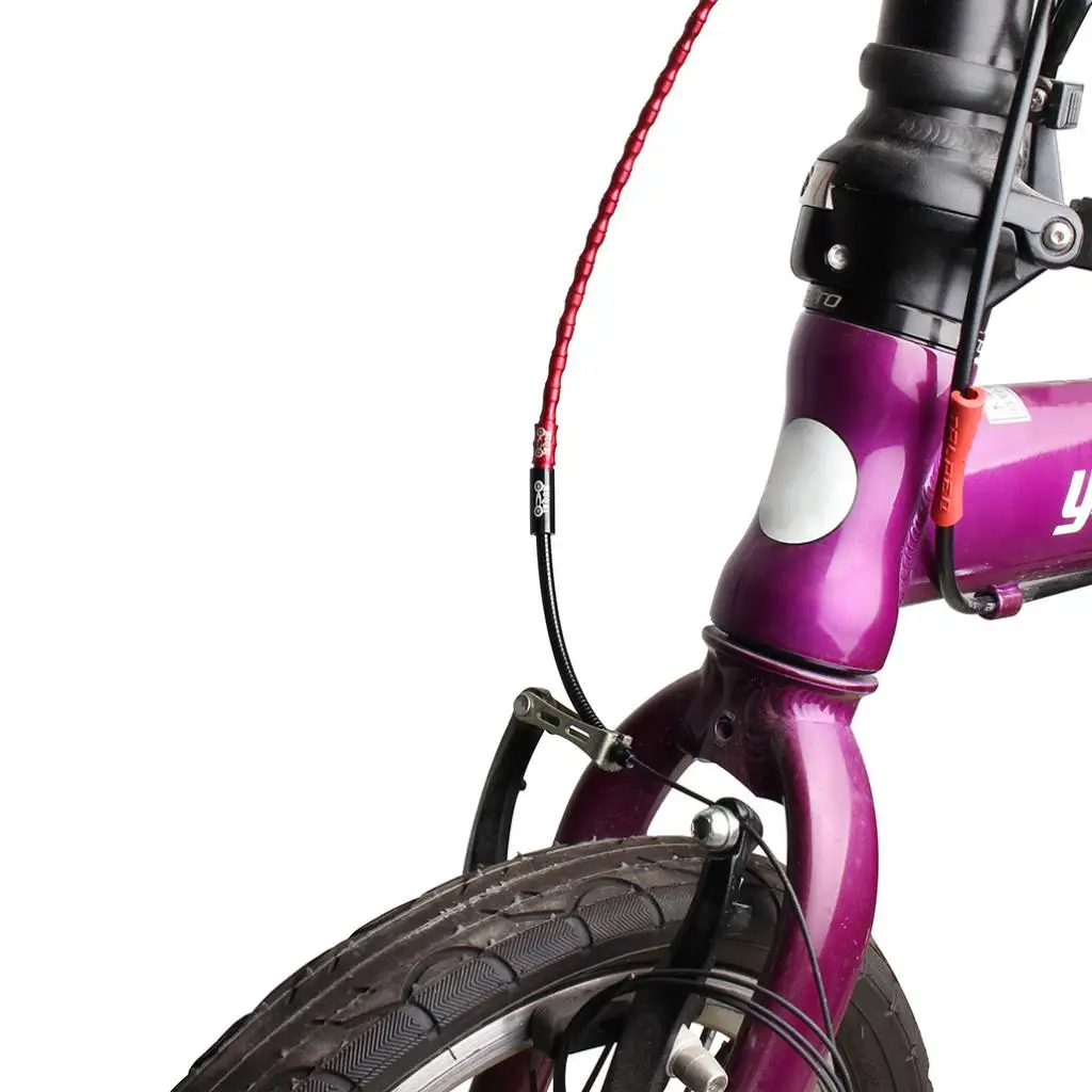 2x Flexible Bike V Brake Noodle Caliper Elbow Inner Tube Bicke Brake Noodles Cable Guide Boots Mountain Bicycle Part Accessories