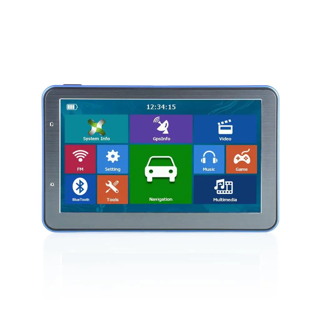 Oriana " дюймовый HD Автомобильный gps навигатор SatNav 256/8GB навигаторы Bluetooth AV-IN FM MP3/mp4 плееры