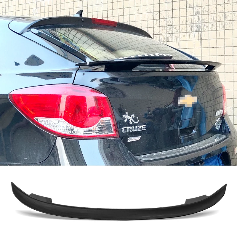 Trunk Spoiler Carbon Surface Mt Style Car Refit Accessories Rear Wing For Chevrolet Cruze Hatchback 2013 2015 Spoilers Wings Aliexpress