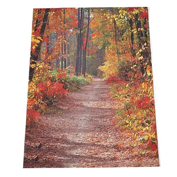 

5x7ft Fall Autumn Forest Vinyl Photo Background Studio Photography Backdrops Yellow