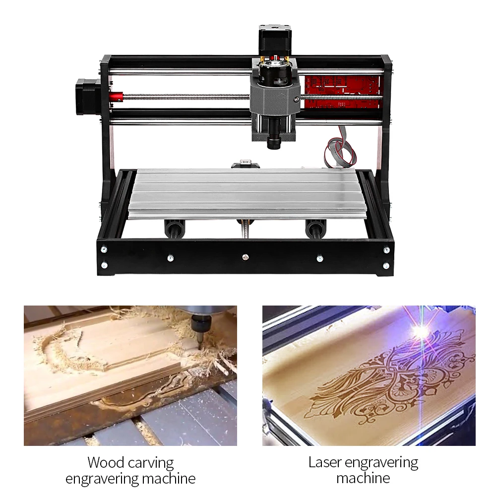 cheap!!!- CNC Pro Laser Engraver Engraving Machine GRBL Control DIY
Mini CNC Machine 3 Axis Pcb Wood Router Engraver with Controller