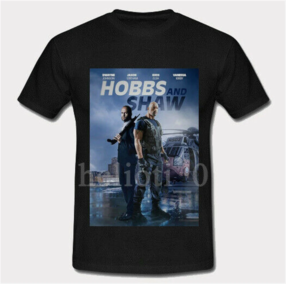 Новинка футболка с надписью Hobbs & шоу из фильма Форсаж 2019 размер S M L Xl 2Xl лозунги на