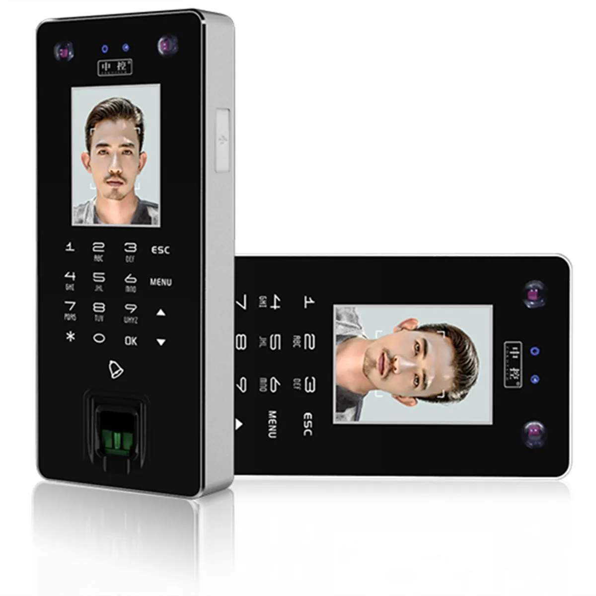 2.8 Inch Face+ Fingerprint+ID Card Time Attendance Machine Door Access Control System