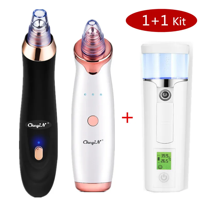 Tanie Mikrodermabrazja zaskórnika Remover ssania próżniowego maszyna do twarzy trądzik pryszcz czarna głowa ekstraktor do usuwania diament do czyszczenia skóry twarzy do pielęgnacji skóry twarzy do gotowania na parze Nano opryskiwacz akumulator 45