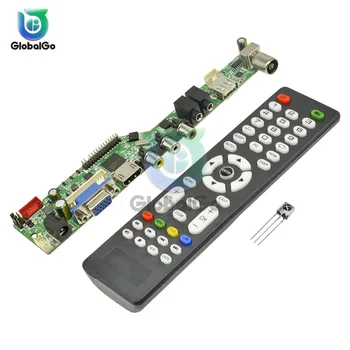 

10pcs/Lot USB LCD Controller TV Motherboard with English Remote Control Switch