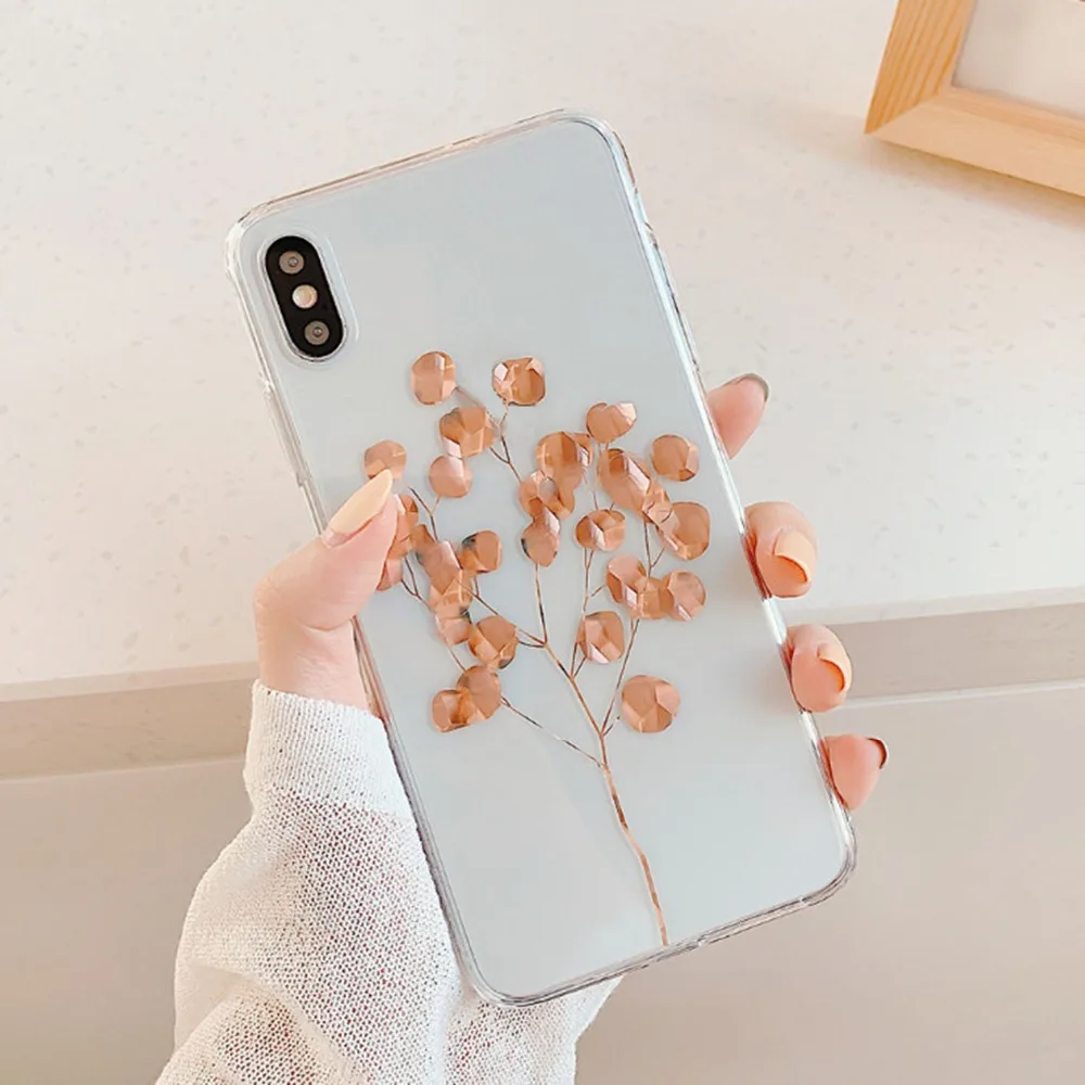 电镀叶子枫叶iphone 12