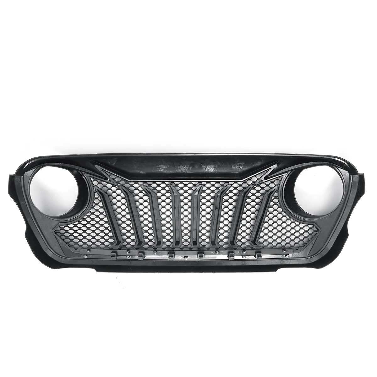Для Jeep Wrangler JL черная гоночная решетка автомобиля Передняя Решетка переднего бампера решетка ABS сетка крышка автомобиля-аксессуары для укладки