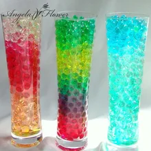 3000 шт./пакет растений в красивом со стразами и жемчугом; почвы грязи в воде, детские игрушки шарики из био-геля для девочек, держащих букет невесты балкон украшения аксессуары