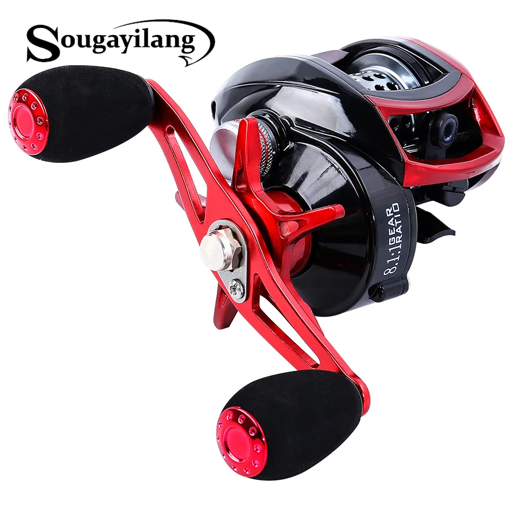 Sougayilang 12+1bb Baitcasting Reel Left/right Hand Casting Fishing