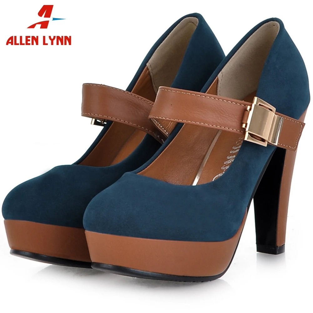 

ALLEN Brand New Ladies Party Ol Sexy Shoes Woman Fashion High Heels Platform Spring Autumn Pumps Women Mary Janes Pumps