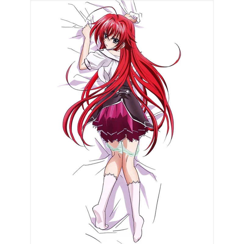 Anime High School Dxd Bed Sheet Red Hair Girl Quilt Cover Rias Gremory