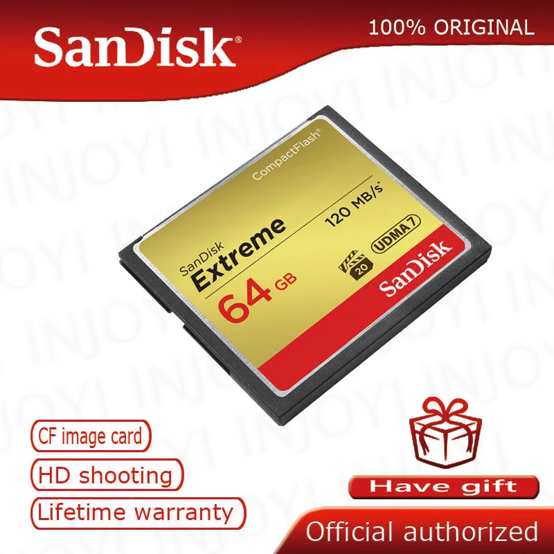 Genuine! SanDisk Extreme 16GB Compact Flash Memory Card UDMA 7 120MB//s