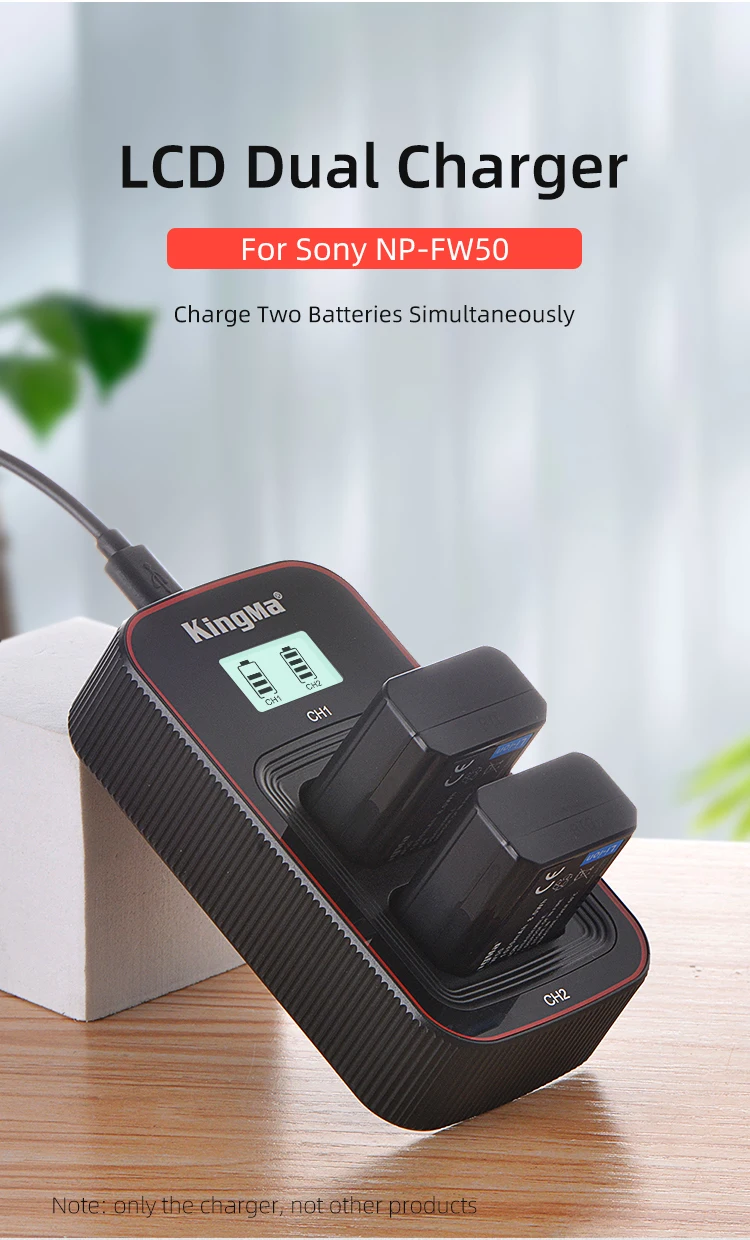 Bateria para Sony ZV-E10 A7 A7II A7S
