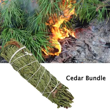 

Cedar Incense Wands Smudge Stick Bundles For Fresh Air Home Cleansing Fragrance Meditation Anti-mold Household Necessities