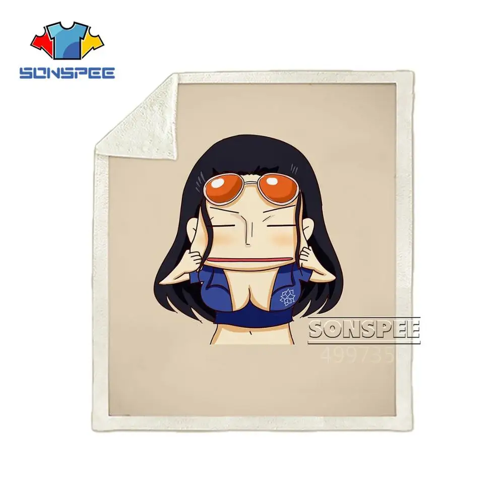 SONSPEE, цельное одеяло Nami Nico · Robin Harajuku для детей и взрослых с 3D принтом, теплое покрывало для дивана, осенняя кровать для путешествий, отдыха, K176 - Цвет: 3