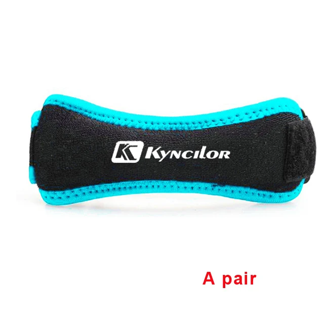 Laker blue A pair Kyncilor Регулируемый наколенник защитный ремень защита опорный коврик с поясом спортивный наколенник черный Keenpads открытый - Цвет: Laker blue A pair