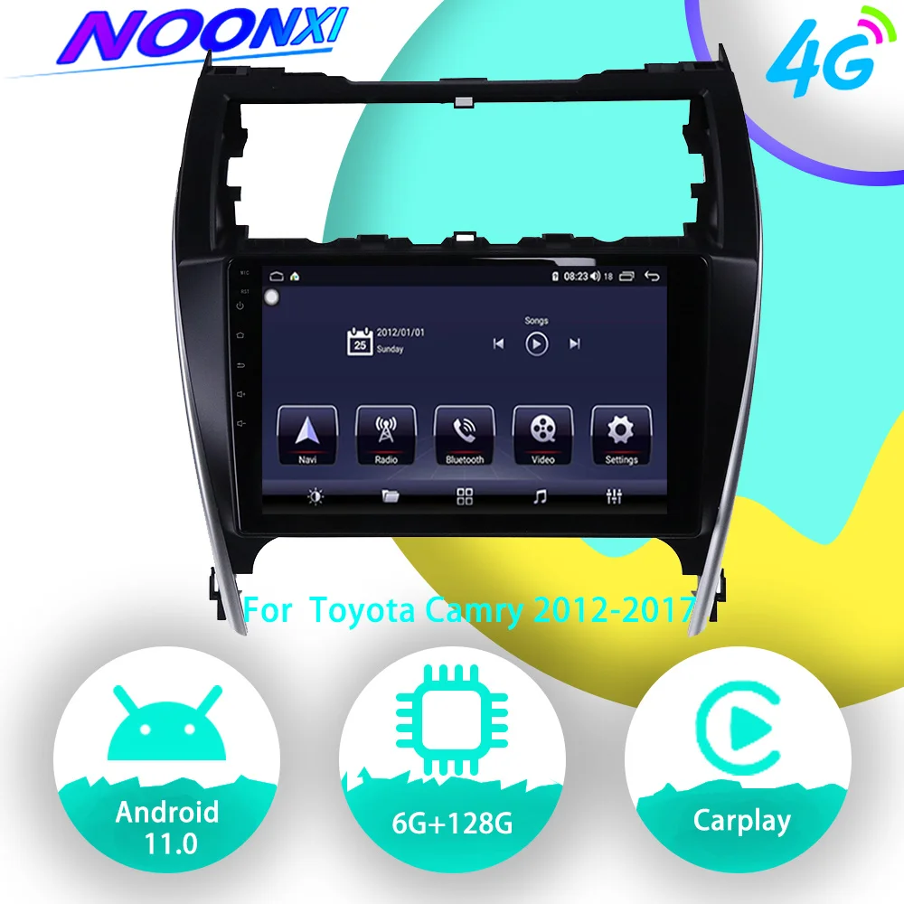 

Android 11 128G Car Radio Multimedia Player For Toyota Camry 2012 2013-2017 GPS Navigation Auto Video Audio Stereo 2Din HeadUnit