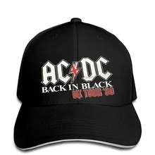Забавная Мужская бейсболка, новинка, бейсболка AC_DC, черная бейсболка, UK Tour, бейсболка