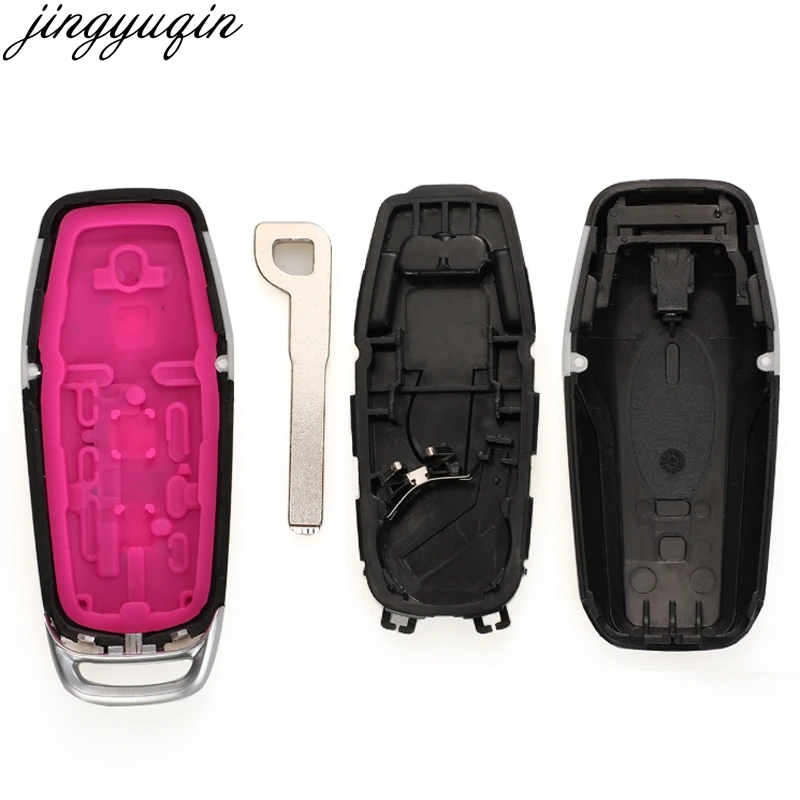 Smart Car Key Case Shell Remote 3/4/5 Buttons Uncut Blade For Ford Mustang Edge Explorer Fusion Kuka Mondeo