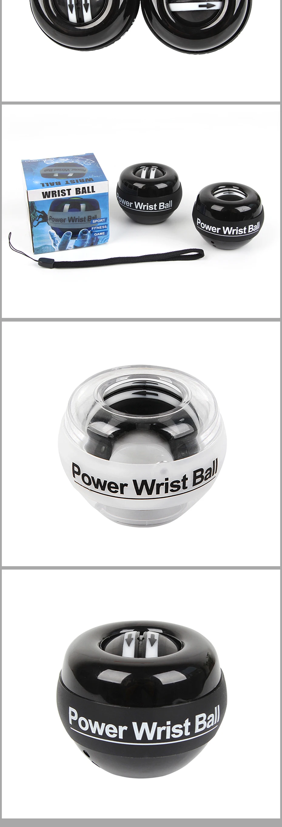 Сила силы запястье мяч гироскоп спиннинг Ротор тренажерный зал рукоятка ...