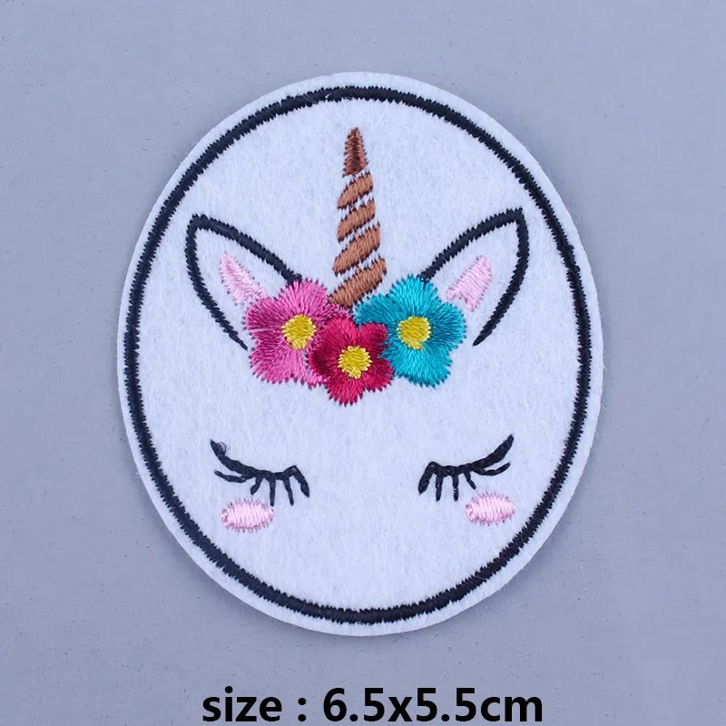PE1945CT Cat Patches Iron On Patches For Clothing Cheap Cartoon Embroidery Patch Fabric Badge Stickers For Clothes Jeans Decoratio H - Цвет: PE1945CT