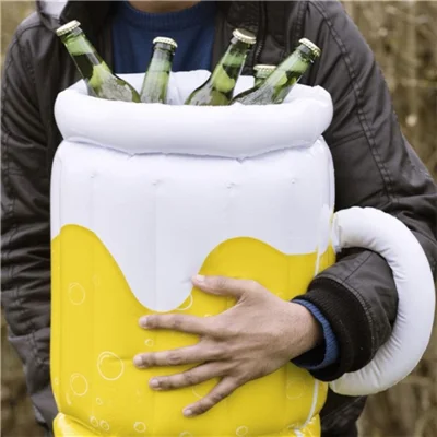 44cm Ice Bucket Высококачественный надувной матрас для настольного тенниса с 28 чашками, надувной матрас для бассейна, игрушки для взрослых - Цвет: 44cm Ice Bucket