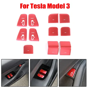 

For Tesla Model 3 2017-2020 Sticker Trim Window Switch Sticker Trim Reliable