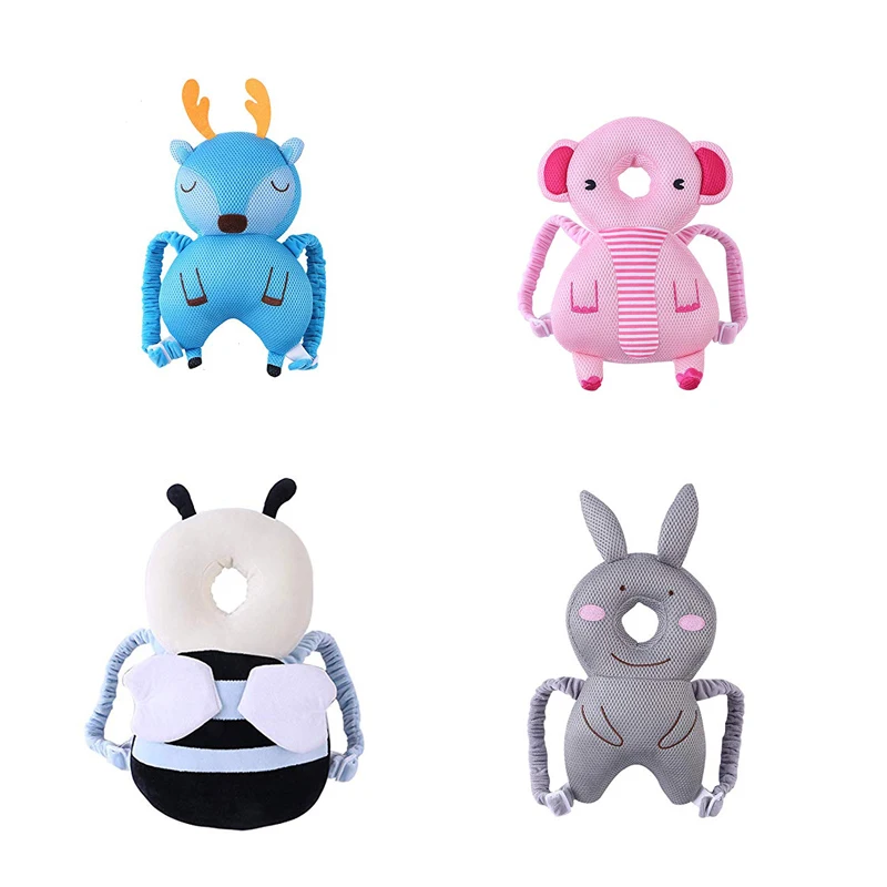 

Lovely Baby Toddlers Head Protection Pad Cushion Summer Breathable Baby Walkers Head Pillow Back Protector 4 Style To Choose