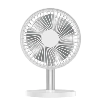 

ABS+PP Desktop Fan Simple and Stylish Small Fan Bedroom Living Room Silent Desktop Fan