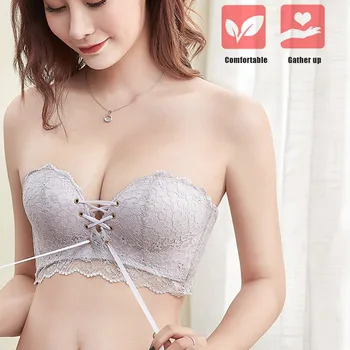 

New Style Push up Lace Bra No Underwire Seamless Soft Adjustable Bra Women Underwear