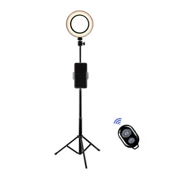 

1pc Ring Fill Light Phone Holder Circle Light USB LED for Video Photography