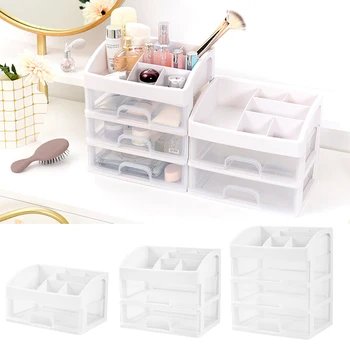 

Multiuse Makeup Storage Box Cosmetics Drawer Makeup Organizer Skin Care Products Shelf Desktop Debris Storage Case