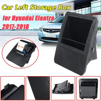 

Car Left Storage Box Handle Cover Trim Organizer Case Holder Container For Hyundai Elantra 2017-2018