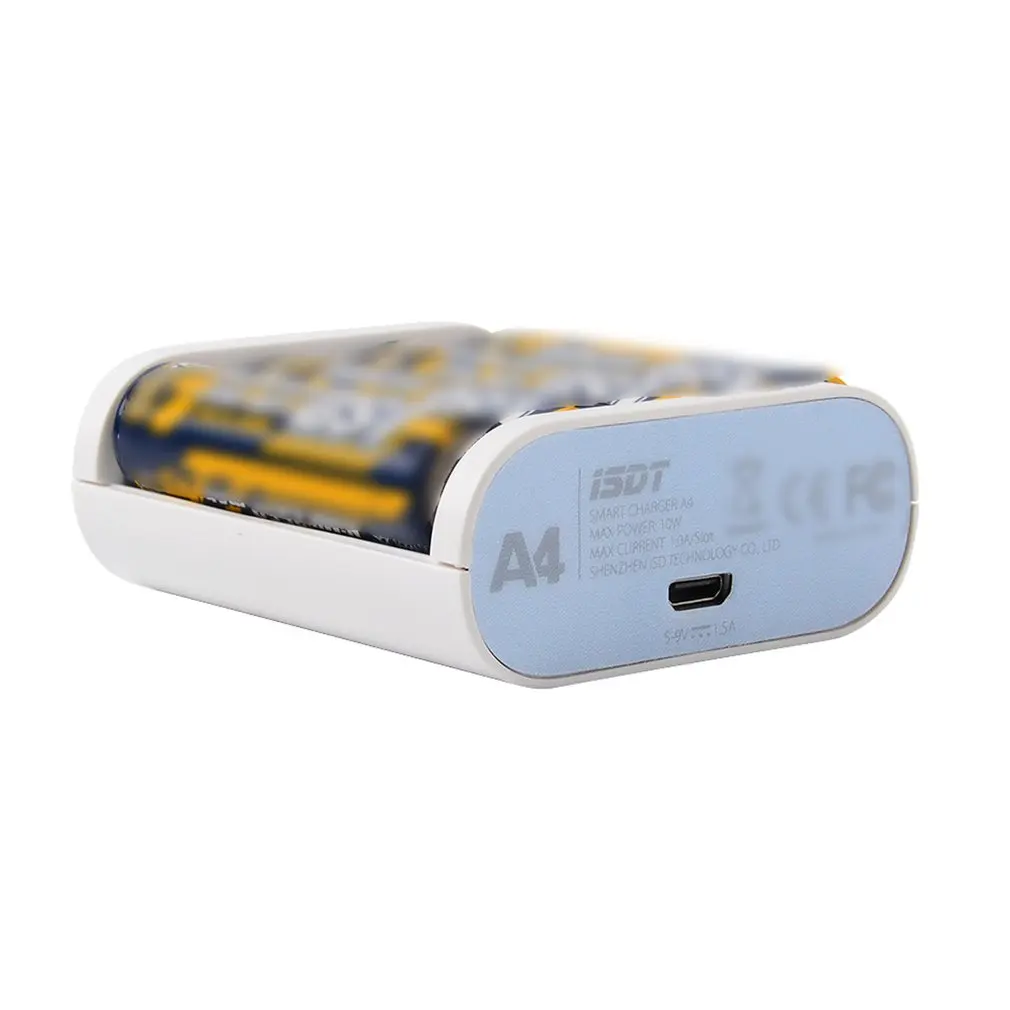 ISDT A4 10 Вт 1.5A AA AAA зарядное устройство DC умный аккумулятор зарядное устройство для 10500 12500 батареи