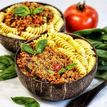 Natural Coconut Bowl Set