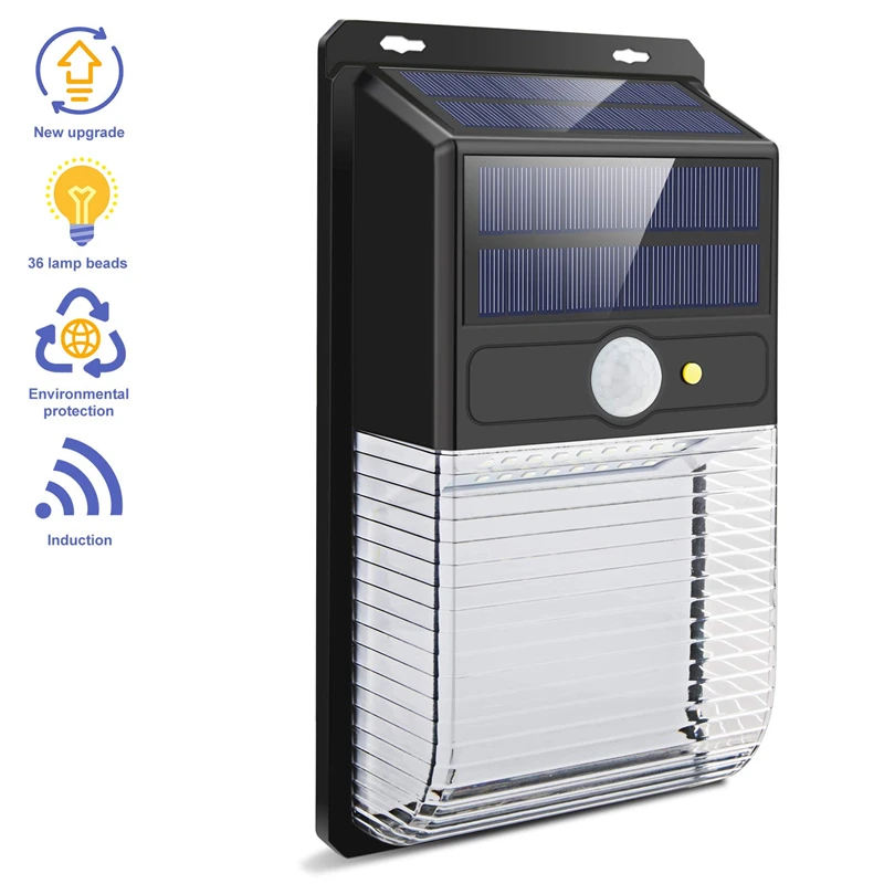 

Outdoor Led Solar Power Lamps with Motion Sensor IP65 Flood Light 36 LED Exterior Spot Lights Wall Solar Garden Energy Lamp