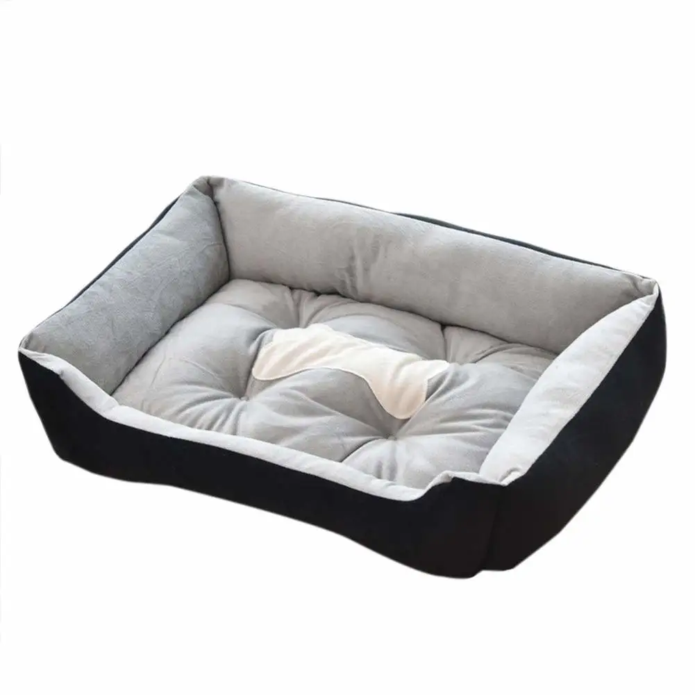 Pet Dog Bed Soft Fleece Warm Kennel Cushion Beds Washable Puppy Cats Comfy and Nonslip Bottom Dog House Mat Blanket with Bone Pet Dog Bed Soft Fleece Warm Kennel Cushion Beds Washable Puppy Cats Comfy and Nonslip Bottom Dog House Mat Blanket with Bone