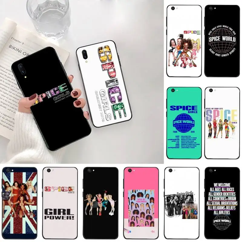 CUTEWANAN Spice Girls Coque Shell Phone Case For Vivo Y91c Y17 Y51 Y67 Y55 Y93 Y81S Y19 V17 vivos5 | Мобильные телефоны и