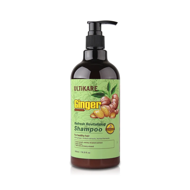 New Ginger Shampoo Refresh Revitalizing 500ML for Healthy Hair Deep Clean Fresh Smell 2