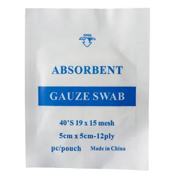 

50pcs Absorbent Small Simple Gauze Cotton Gauze Pieces for Home