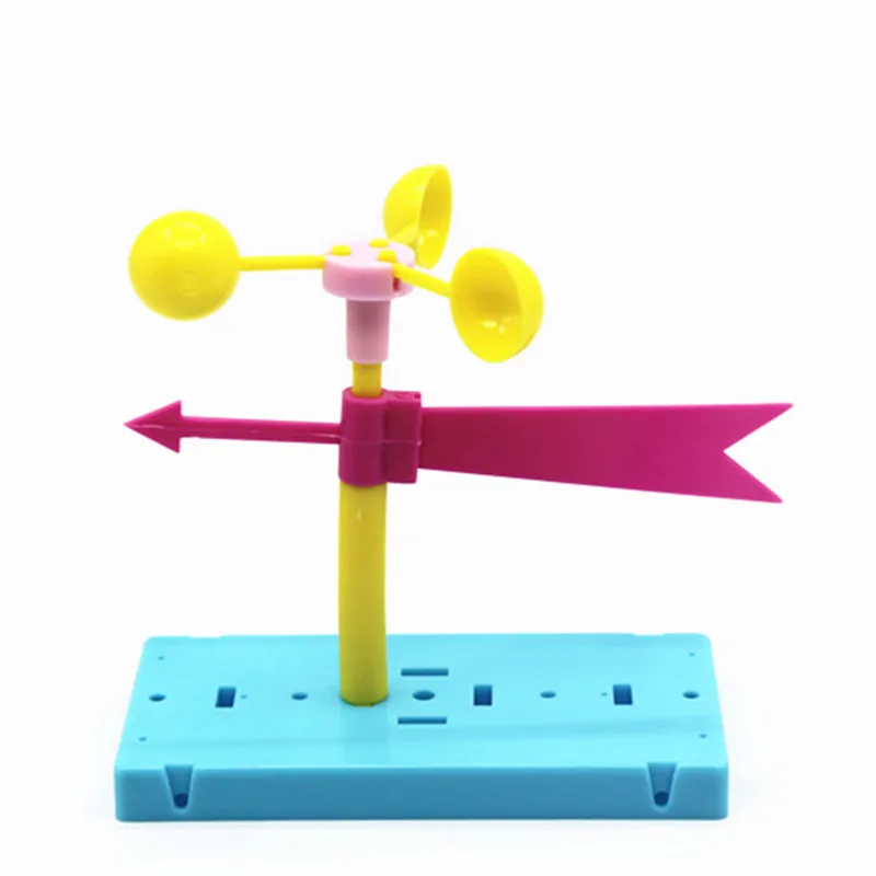 Physics Experiment Educational Kit For Your Kids Students Gifts Fun Homemade Wind Vane DIY Materials Home School | Игрушки и хобби
