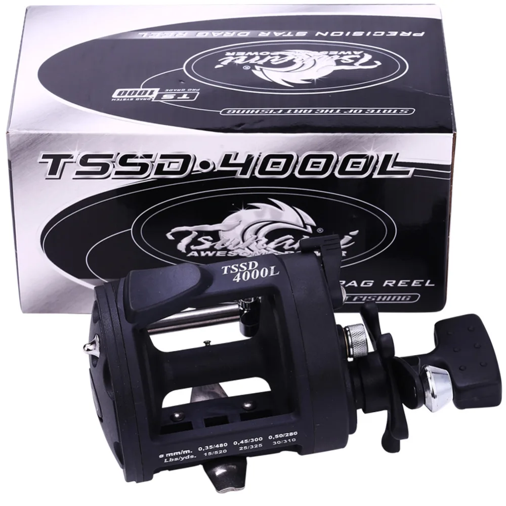 Sougayilang TSSD 3000L-4000L Trolling Fishing Reel Round