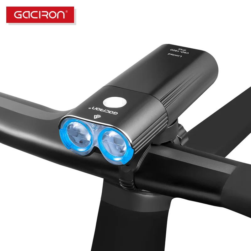 Gaciron 2000 Lumens Bike Light Front Light Led USB Rechargeable