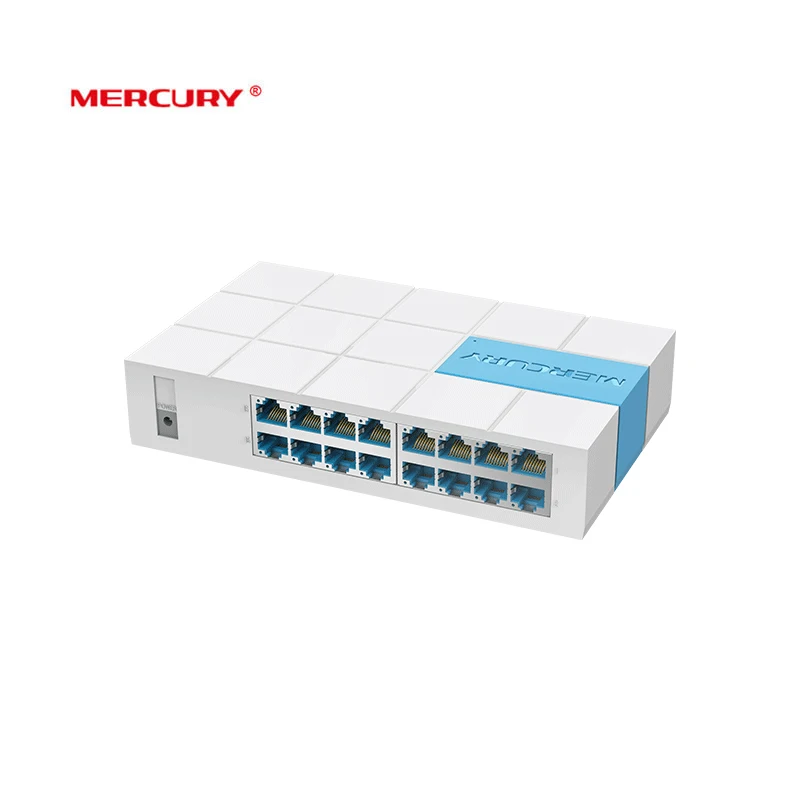Mercury Mini S116M 16 портов RJ45 10/100 Мбит/с быстрый Ethernet-коммутатор настольный сетевой
