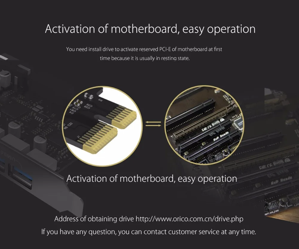 3.0 PCI-E Express Card com um conector