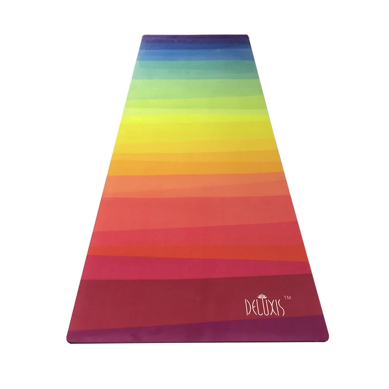 

Colour Printing Anti-slip Yoga Pad Soft And Comfortable Exercise Mat with Numbers Printed Rubber Yoga Supplies Coaster Micro Fla